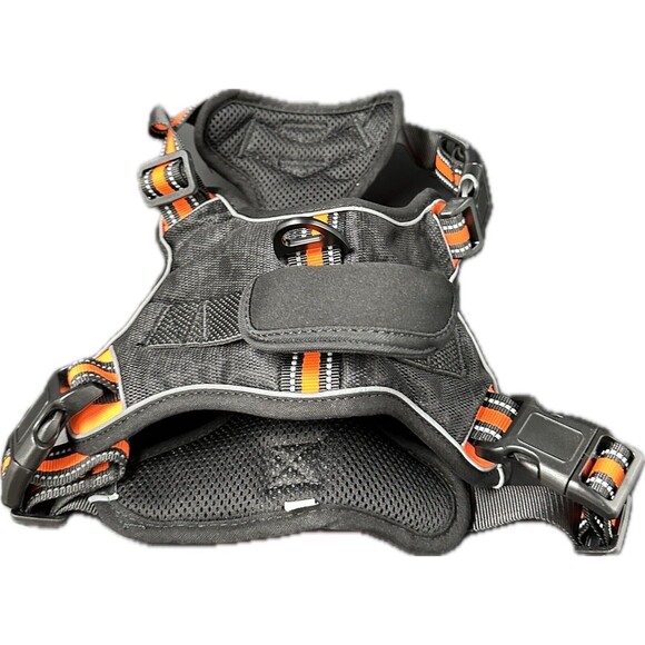 No Pull Dog Harness Breathable Reflective Adjustable Pet Control Handle Vest Med - Picture 3 of 8